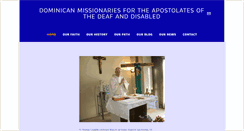 Desktop Screenshot of dominicanmissionaries.org